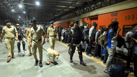 Four passengers, including children, were killed after jumping from a train in Morena due to a false fire rumor and being struck by an oncoming train on Sunday. (Representative Image)