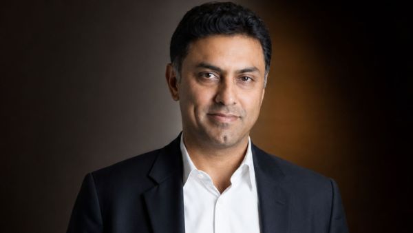 Nikesh Arora, chief executive officer of Palo Alto Networks, highlighted for his role in leading a major cybersecurity company. (File Photo)