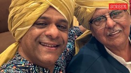 Arvind Vekaria with son Tanmay Vekaria