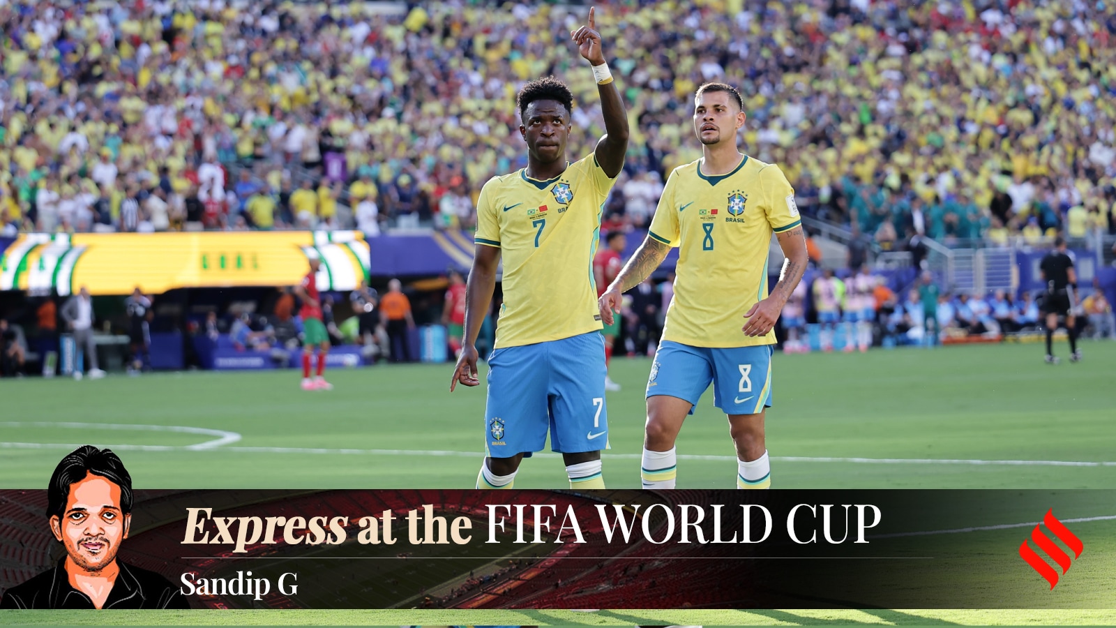Vinicius Jr starts setting his Country vs Club credentials right, with a beautiful equaliser