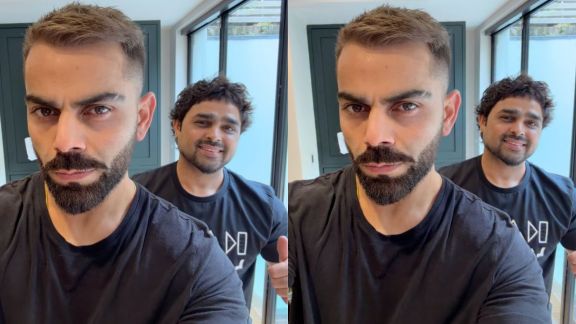 Virat Kohli new haircut