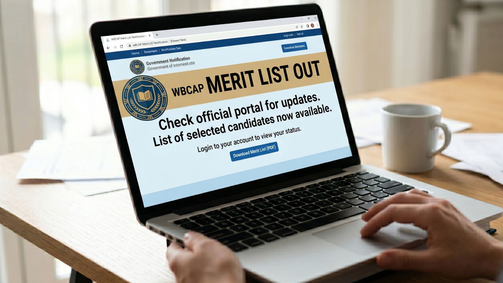 WBCAP 2026 Results Out: How to check allotment status at wbcap.in
