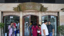 Wenger's is tucked into a corner of 'A' Block in Connaught Place in New Delhi. (Express photo by Abhinav Saha)