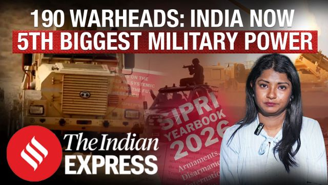 India Now World’s 5th Biggest Military Power With 190 Warheads