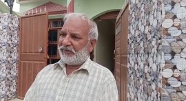 Makhan Singh, cousin of Sita Ram, speaks about the tragedy that claimed the lives of Sita Ram and his family, informing relatives and residents at their native village.