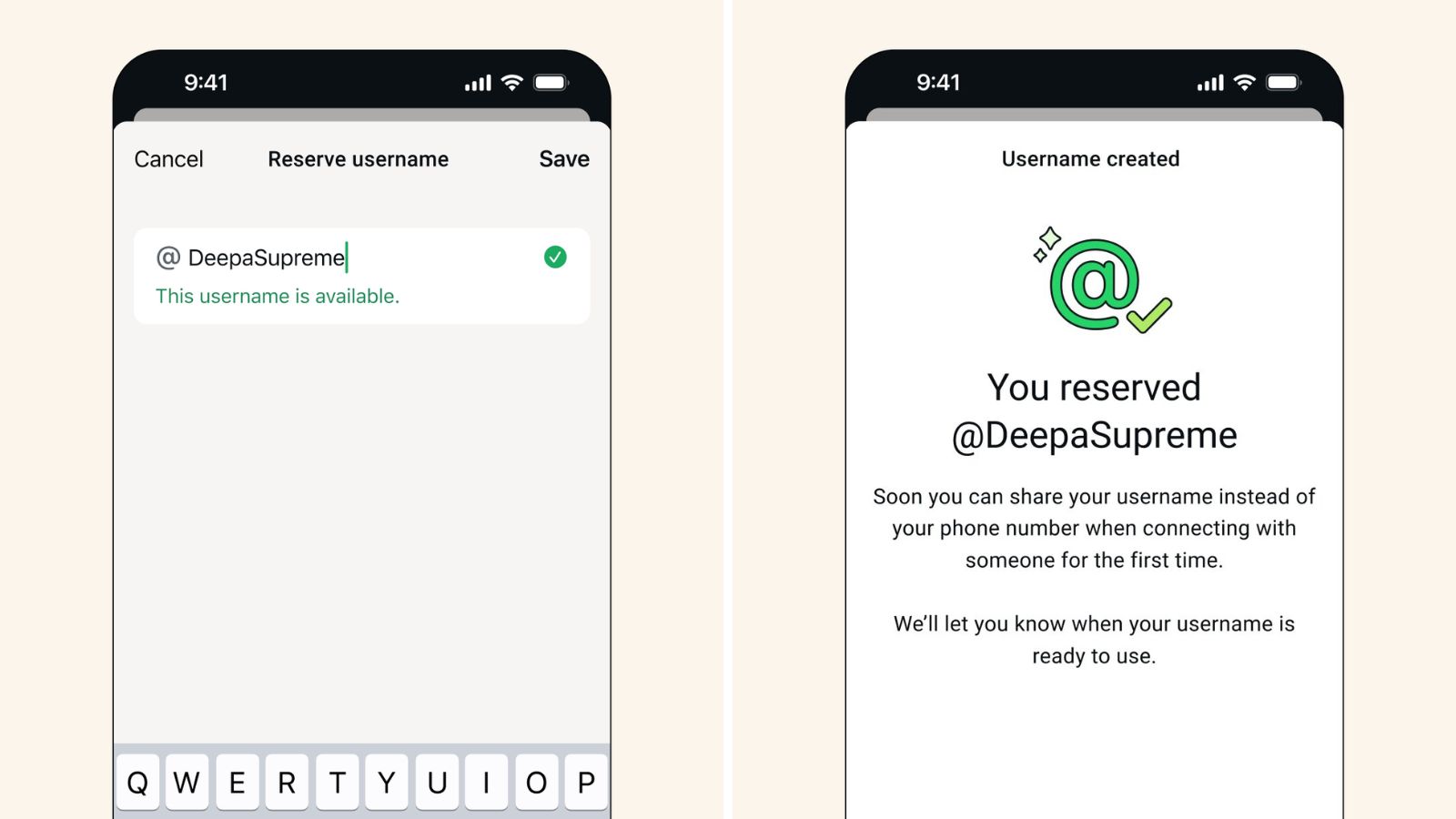 Users will receive a notification within the app once the option becomes available to them.
