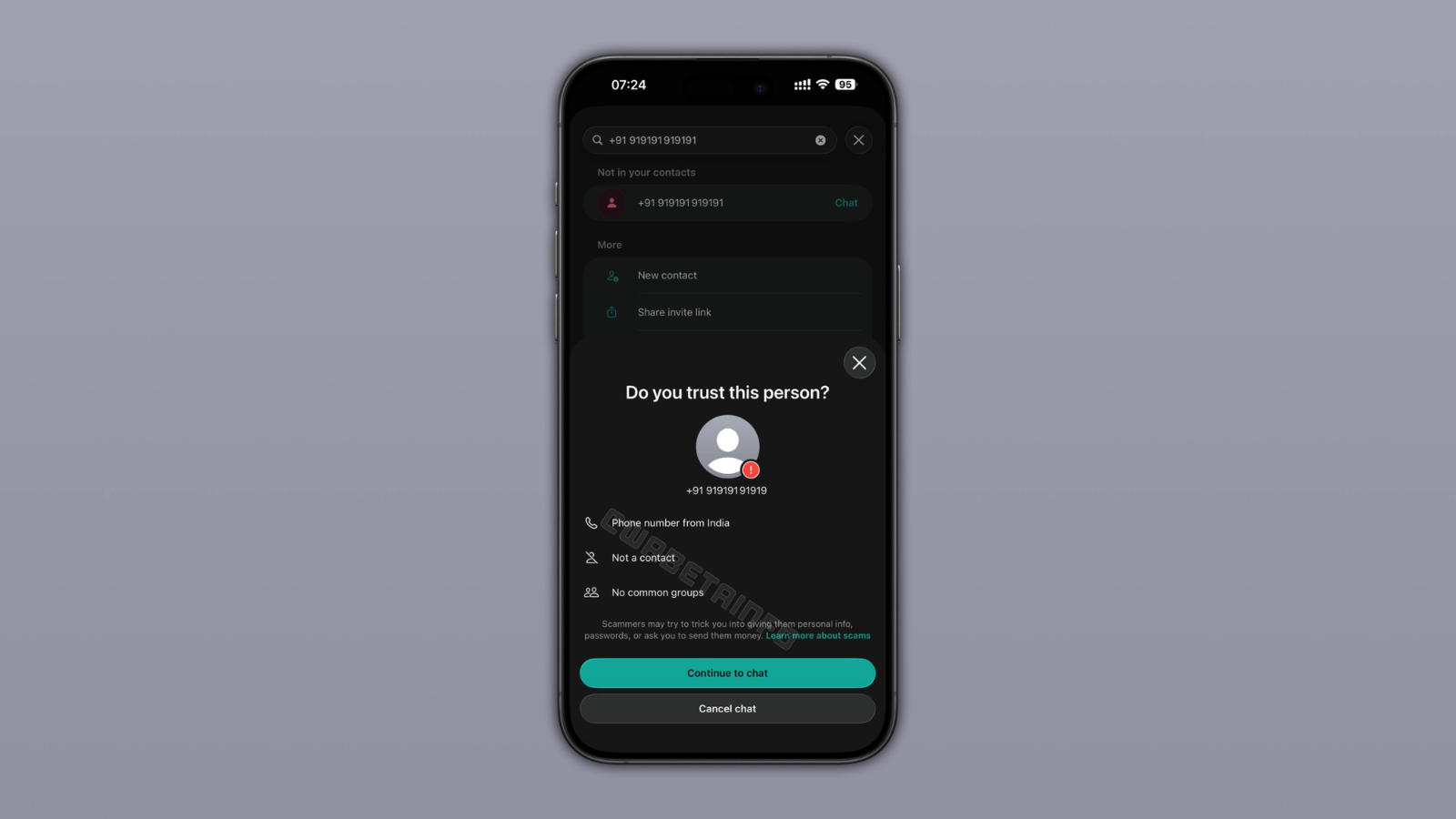 WhatsApp may now warn users before they message unfamiliar numbers: Report