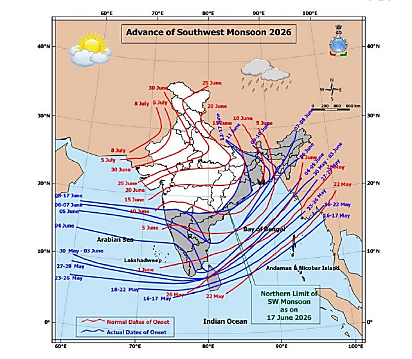 advanced southwest monsoon-imd
