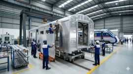 Titagarh Rail Systems eyes full aluminium coach production (Image generated using AI)