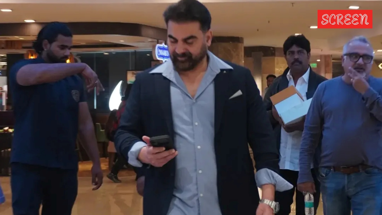 Man forces his way into Arbaaz Khan’s car at Kolkata event, video goes viral | Bollywood News