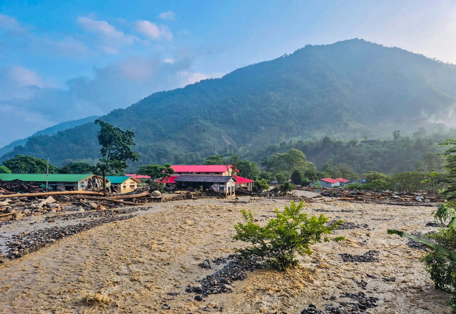 Flash flood in Arunachal