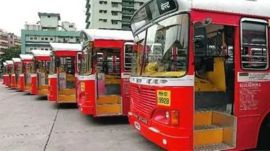By 2 pm, bus operations had come to a complete halt, with zero buses running against the scheduled deployment of 2,665 services. (File)