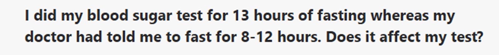 Blood sugar quora