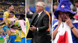 Around him, football dissolved into chaos. Carlo Ancelotti, as ever, refused to join it. (AP Photo)