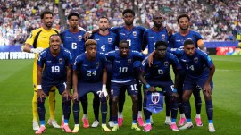 Cape Verde became the smallest nation ever to qualify for the FIFA World Cup knockout stages on Saturday. (AP Photo)