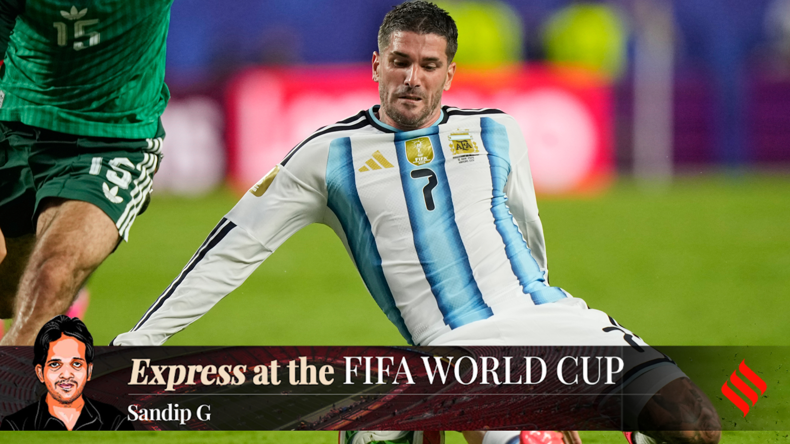 To watch de Paul is to watch where Messi should have been; to understand de Paul is to understand what Messi should have been doing. (AP Photo)