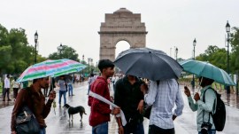 Rain lashes parts of the national capital