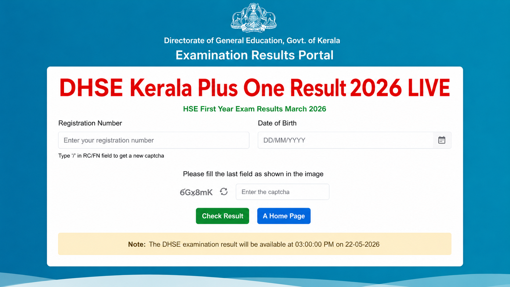 DHSE Kerala Plus One Result 2026 Live Updates: Results likely today dhsekerala.gov.in, results.hse.kerala.gov.in