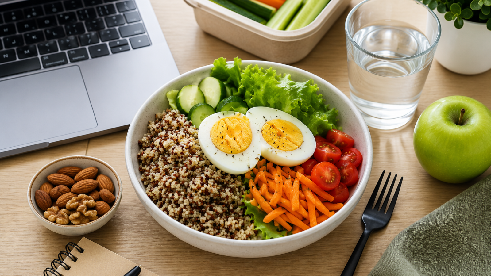A realistic 1-month weight-loss diet plan for eggetarian professionals with desk jobs