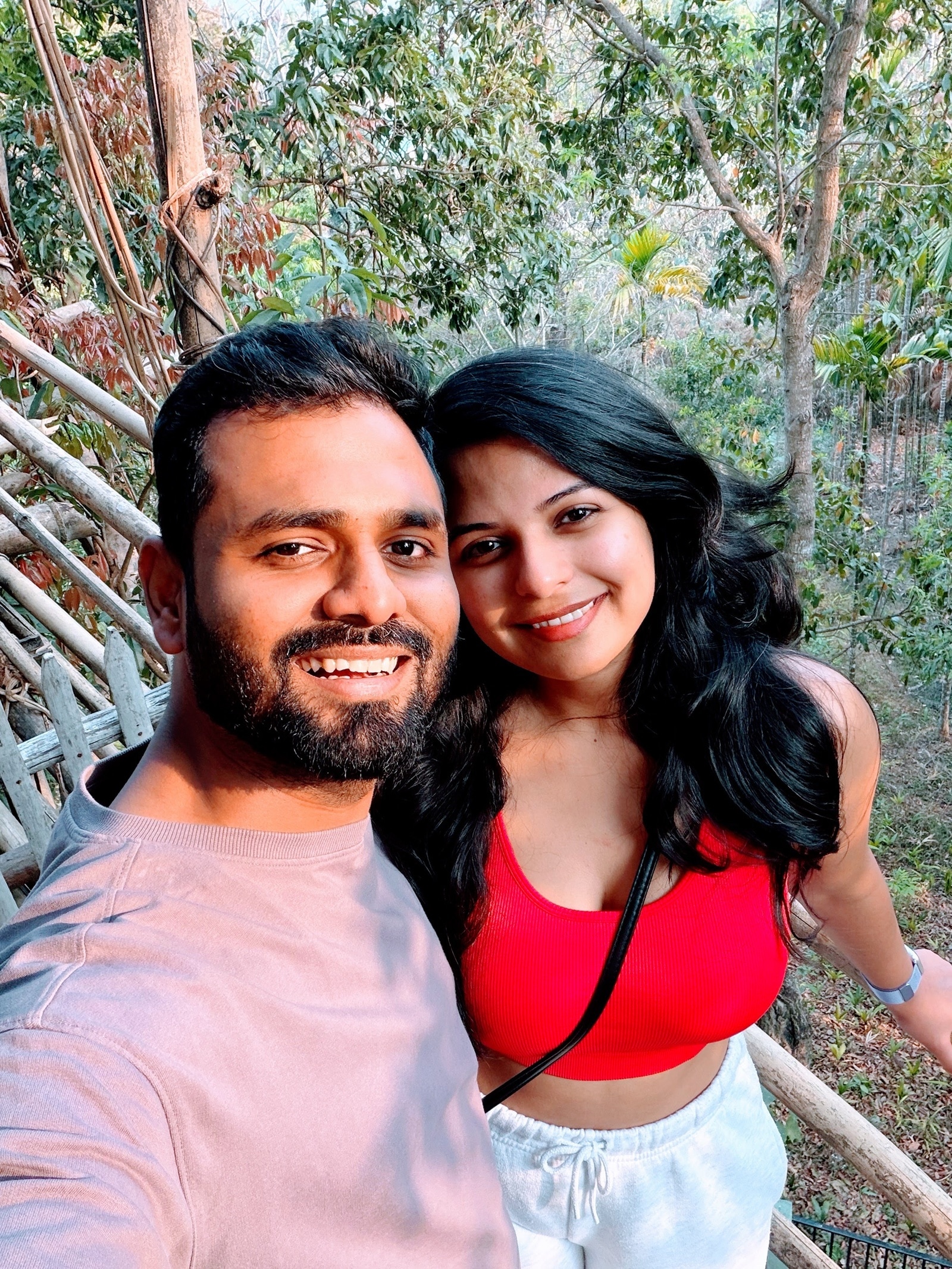 Dipti Nair and Dhananjay More