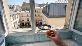 Europe heatwave, heatwave, eggs, omelette