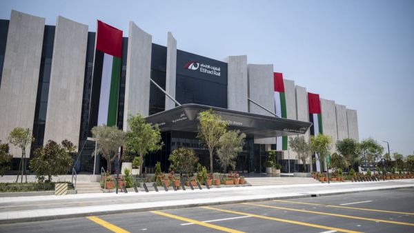 Mohamed bin Zayed City Passenger Train Station in Abu Dhabi (Image: Etihad Rail)