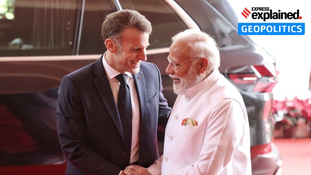 Modi heads to France, Modi France visit, Narendra Modi France visit, G7 leaders’ summit, Narendra Modi, Emmanuel Macron, India-France ties, India-France relations, Indian express explained, explained news, current affairs