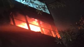 The fire broke out around 2.47 am on June 5, 2026, at the five-storey building opposite Savitri Cinema, where Tata Communications' office was located on the third floor.