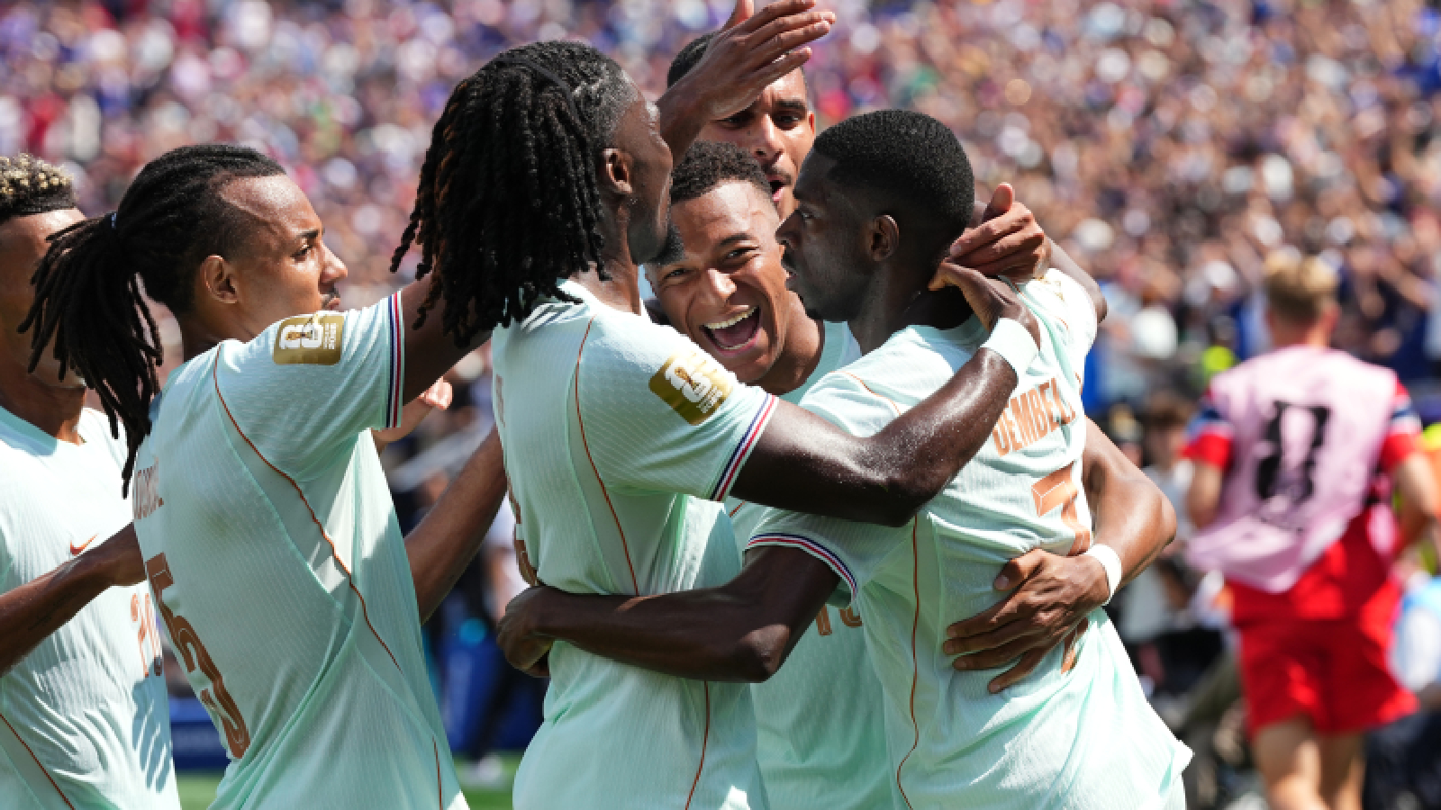 Why are French away kits tinged green?