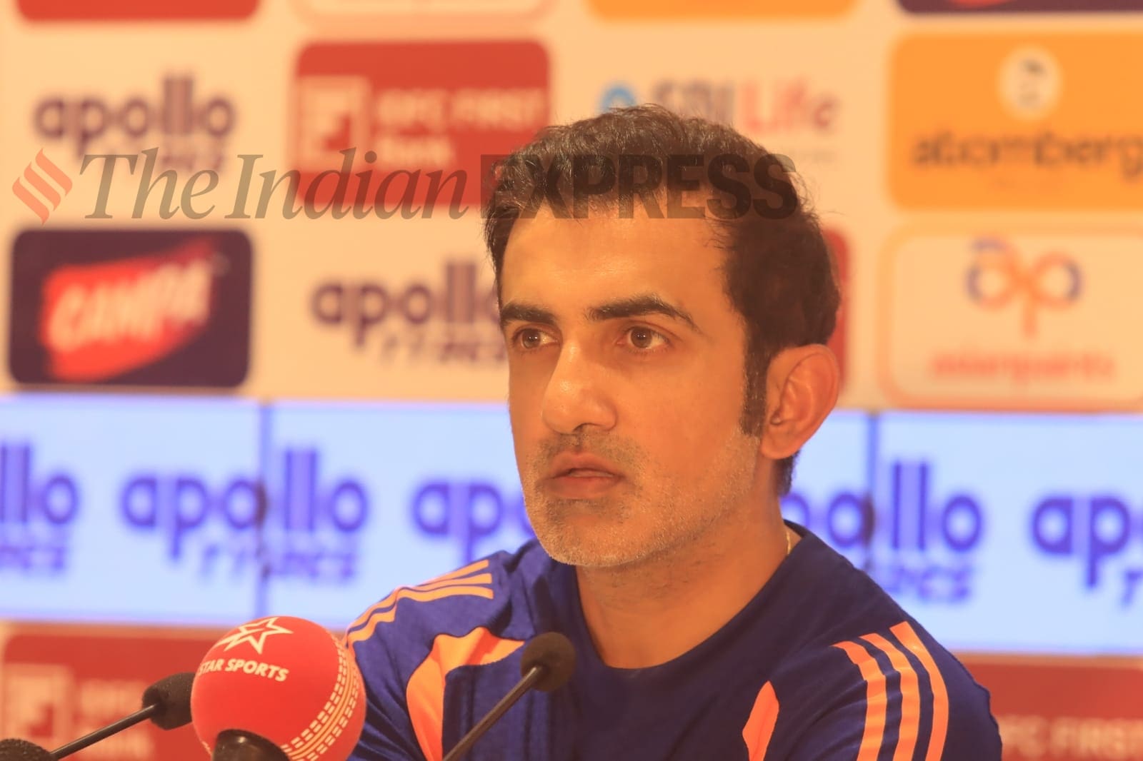 Gambhir said that Pant won't be told to change the way he plays. (Express Photo by Kamleshwar Singh)
