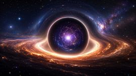 A new theoretical study suggests some objects thought to be black holes could be gravastars, ultra-compact bodies formed by dark energy preventing total collapse. (Image generated using AI: OpenAI)