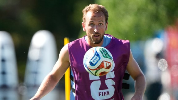 Harry Kane was asked about the quality of the pitch at their first friendly in Tampa. He called it poor. A gust of American taunts for whining flew his way, though he was only answering questions. (AP Photo)