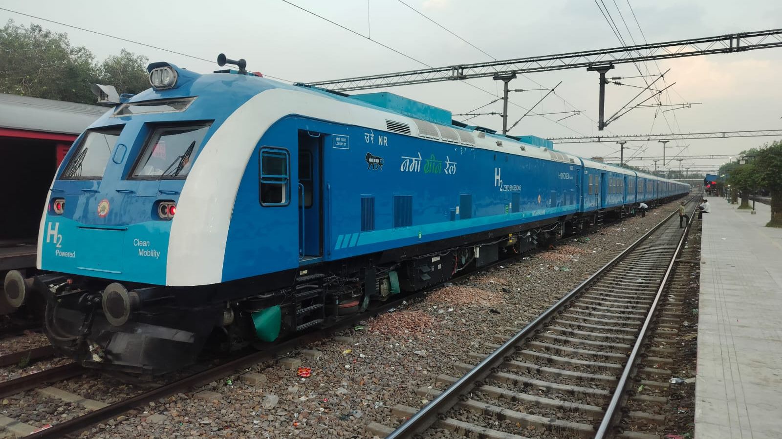 India’s first hydrogen train undergoes Delhi-Jind trial run ahead of launch