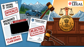 driving licence insurance claim accident payout 15 lakh widow