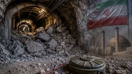 Iran has sealed off parts of its near bomb-grade uranium stockpile by collapsing tunnels and mining entrances, according to US intelligence cited by CNN. (AI-generated image)