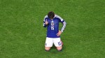 Japan's Daichi Kamada points to the sky after the World Cup Group F match against the Netherlands. (AP Photo)