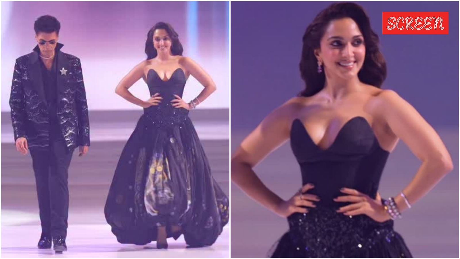 Kiara Advani and Karan Johar bring Bollywood glamour to Rahul Mishra’s fashion show. Video