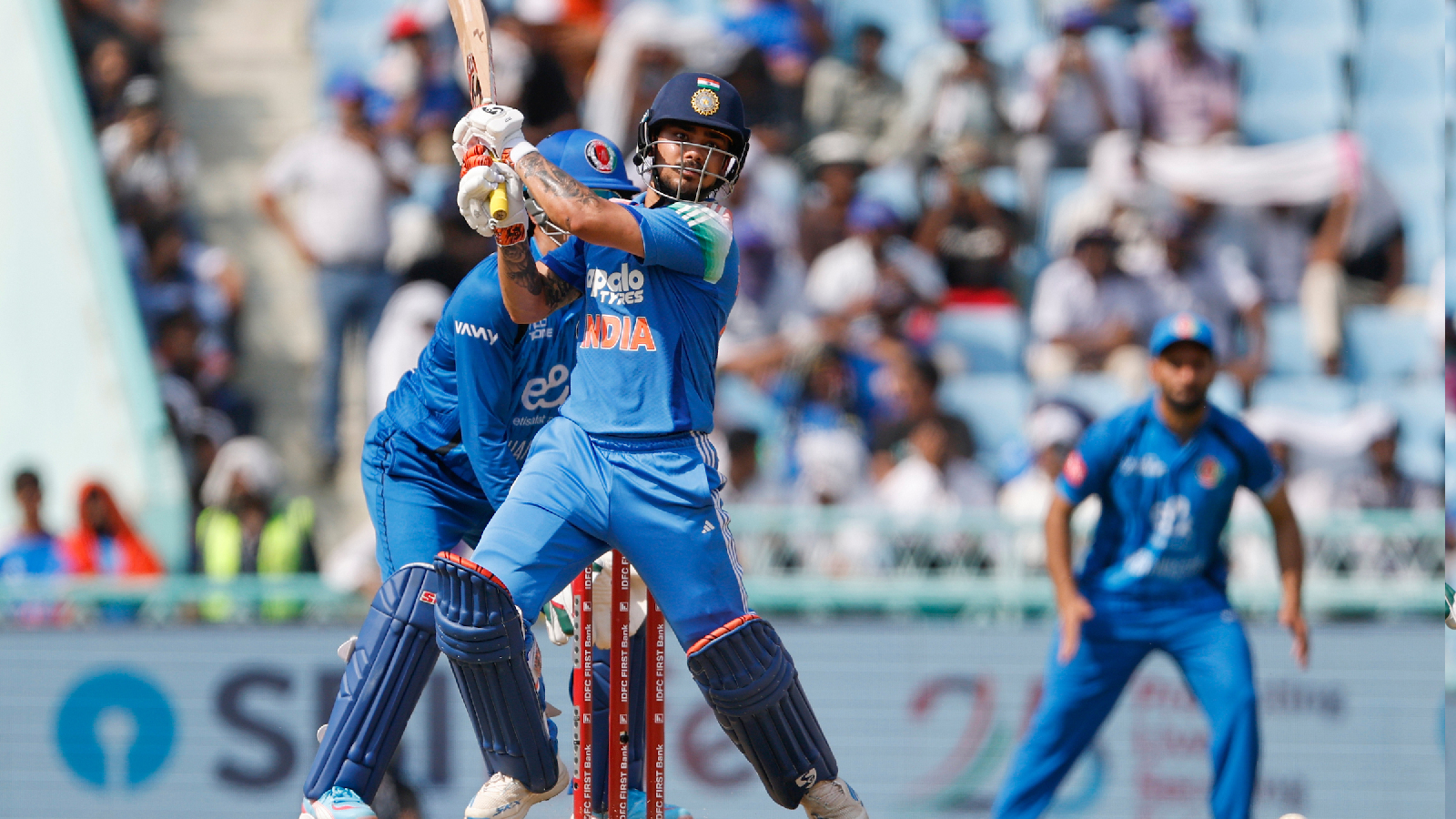 Ishan Kishan slams first ODI ton in four years and his overall second during 2nd IND vs AFG ODI. (CREIMAS FOR BCCI)