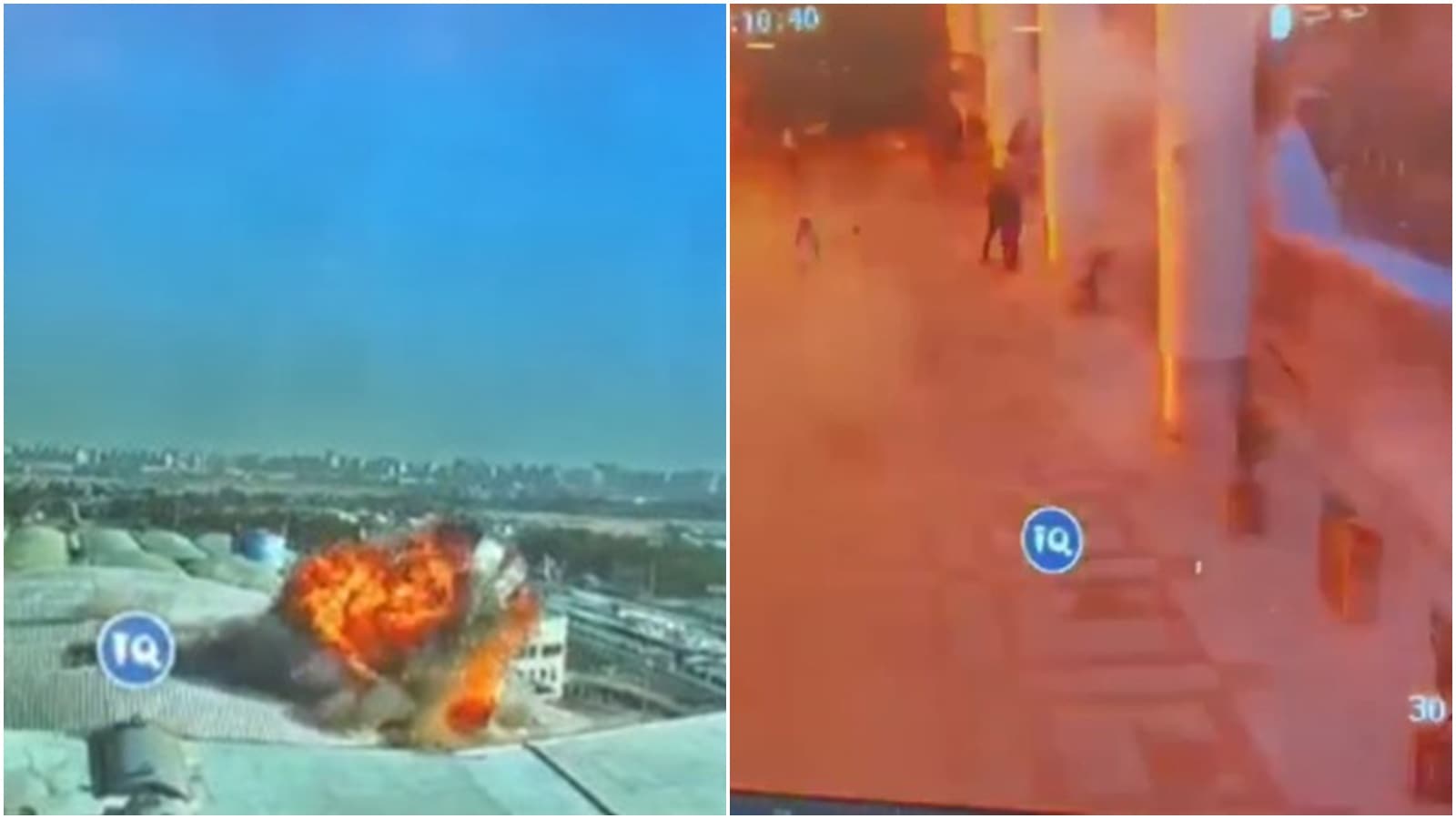 CCTV captures moment when Iranian drones hit Kuwait airport killing an Indian; Tehran denies charge: Video