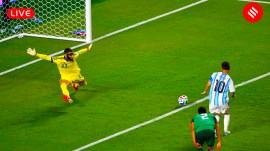 FIFA World Cup 2026, Argentina vs Algeria Football Live Score: Lionel Messi has scored a hat-trick for Argentina against Algeria in his 200th game for the country. (AP Photo)