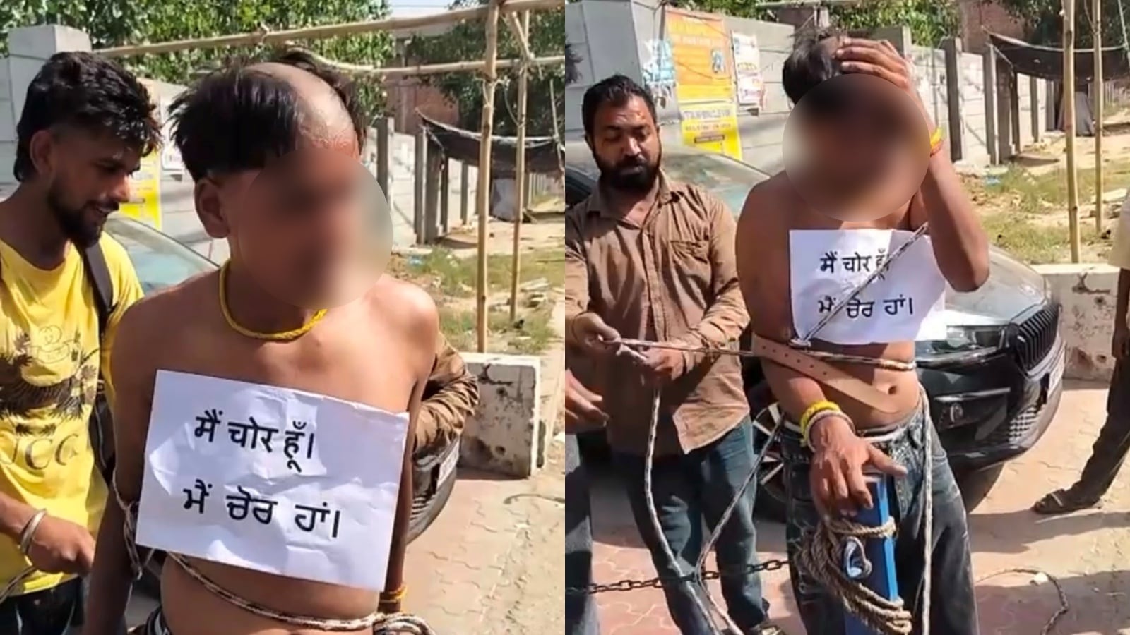 ‘I am thief’ written on chest, head shaved: Mob assaults theft suspect in Ludhiana
