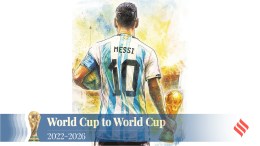 In 2022, Messi had completed football. Or so it seemed. (Illustration by Suvajit Dey)