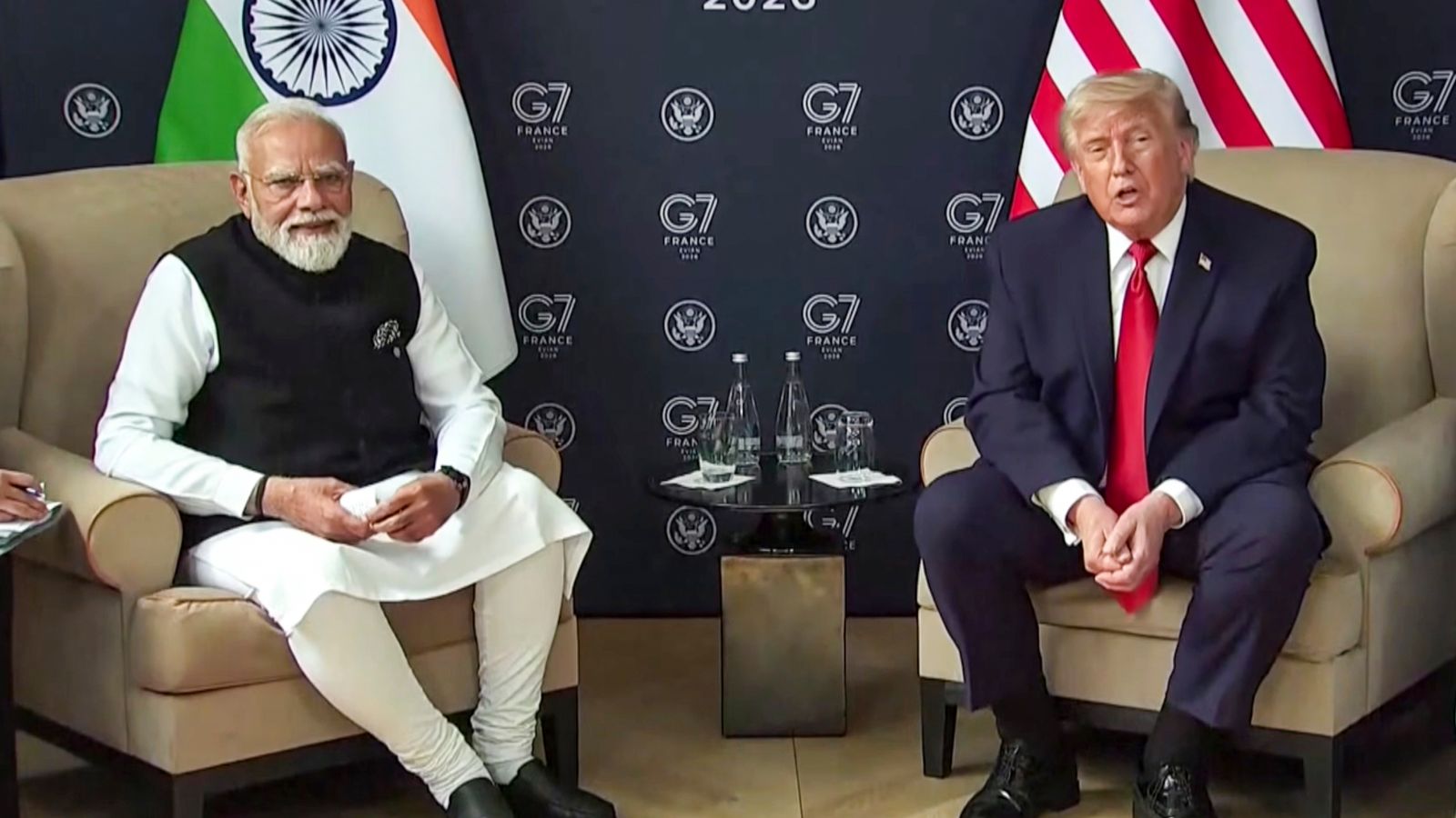 Trump was asked if he expected India to play any role in West Asia. Trump responded in the affirmative, saying "India plays a big role in everything".