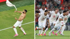 Morocco beat the Netherlands 3-2 on penalties, after a 1-1 draw through 120 minutes, to reach the World Cup round of 16 for the second tournament running. (AP Photo)