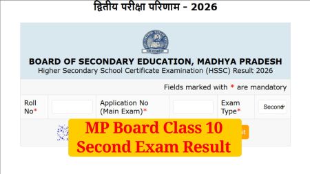 MP Board 10th Results for Exam 2