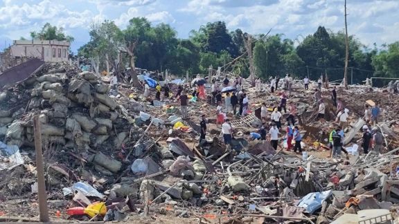 myanmar explosion AP