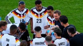 Germany manager Julian Nagelsmann has faced criticism from both supporters and the press regarding his roster decisions. (AP Photo)