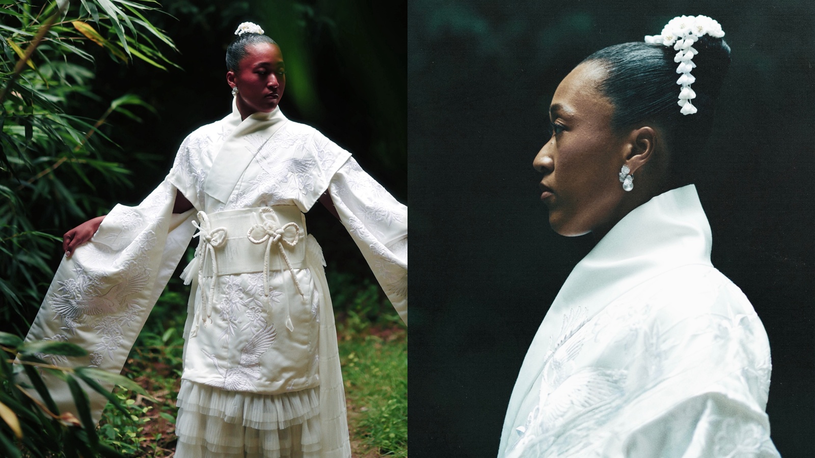 Naomi Osaka’s Kill Bill-inspired kimono-kanzashi is the ultimate serve at Wimbledon 2026