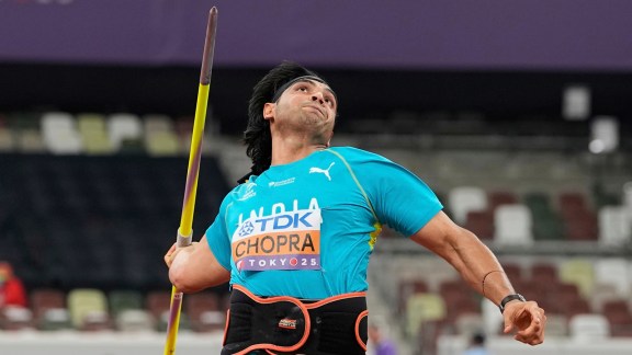Neeraj Chopra battled a back injury sustained during training before the World championships and played in Tokyo last year with it. (AP Photo)