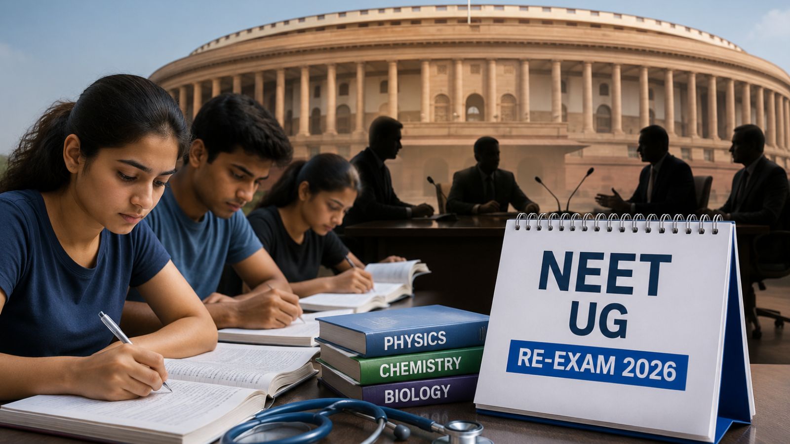 NEET Re-Exam: NTA, NMC & Health Ministry officials to brief parliamentary panel